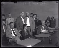 Murder suspect Winnie Ruth Judd in court before her extradition, Los Angeles, 1931