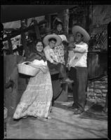 Hernandez family participates in Los Angeles' 166th anniversary celebration, 1947