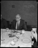 Nelson Rounsevell at the Automobile Club of Southern California, Los Angeles, 1935