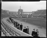 University of Southern California graduation, Los Angeles Memorial Coliseum, Los Angeles, 1932