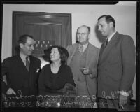 S. S. Hahn, Hazel Glab, Eugene Williams, and W. O. Graf