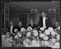 Testimonial dinner for Rabbi Magnin, Los Angeles, 1935