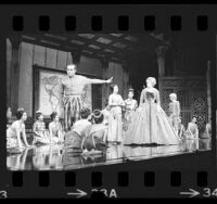 Ricardo Montalban and Sally Ann Howes in Civic Light Opera production of "The King and I" in Los Angeles, Calif., 1974