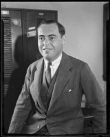 State Senator Tallant Tubbs, Los Angeles, 1930