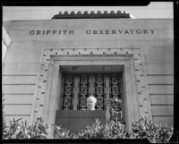 Robert A. Millikan, Chair of the Executive Council at Caltech, speaking at the dedication of the Griffith Observatory, Los Angeles, 1935