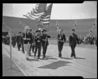 Grand Army of the Republic veterans in Memorial Day parade, Los Angeles, 1934