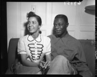 Nat King Cole and Maria Cole, Los Angeles, 1951