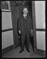 Nationally renown New York attorney Samuel Untermyer, Los Angeles, 1935