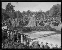 "River of Destiny" float in the Tournament of Roses Parade, Pasadena, 1935