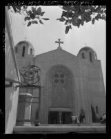 Know Your City No.120 Entrance and façade of the Saint Sophia Greek Orthodox Cathedral, Los Angeles, 1956