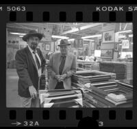 Len and Al Aaron of Aaron Bros. Art Marts, 1977