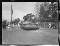 "Dreams of Pasadena" float in the Tournament of Roses Parade, Pasadena, 1931