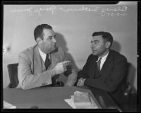 Blayney F. Matthews defends his client George Janios, Los Angeles, 1935