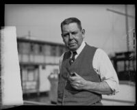 Portrait of Naval architect Frederick M. Hoyt, Los Angeles, 1929