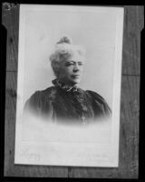 Photograph of Eliza A. Otis, Los Angeles, circa 1880s (1931 copy)