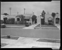 House of Harry Meagher and location of his murder, at 580 North Irving Blvd., Los Angeles, 1933