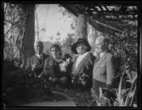 Former Mexican president Pascual Ortiz Rubio during his trip to Los Angeles, Los Angeles, 1932