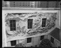 Bison Hunt fresco by Charles Kassler Jr. at the Los Angeles Central Library, Los Angeles, 1934