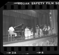 Black and Brown Brotherhood Band performance in Los Angeles, Calif., 1979