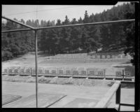 Los Angeles Police Department pistol range at Elysian Park, Los Angeles, 1930s