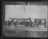 Trolly for "Plaza, Pico Street, Pico Heights," Los Angeles, 1887 (1931 copy neg.)