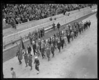 Spanish-American war veterans at Memorial Day parade, Los Angeles, 1926