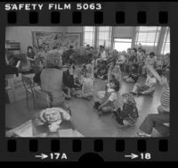 Fourth grade voluntary integrated class at Dixie Canyon School in Los Angeles, Calif., 1977