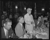 A. Calder MacKay, James M. Beck, and Reade H. Ellis at the American Bar Association Convention, Los Angeles, 1935