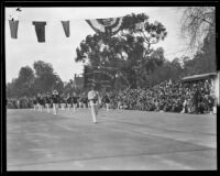 Roberts Golden State Band in the Tournament of Roses Parade, Pasadena, 1932