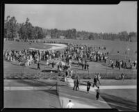 Overhead view of the Los Angeles Open, 1934