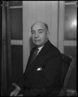 Walter E. Carr, district director of immigration, Los Angeles, 1925