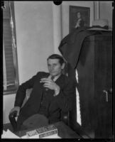 Earl H. Van Dorn, suspect in Mary B. Skeele kidnap case, 1933