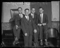 Orpheus Four male quartet, 1926 (?)