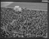 Crowd at Santa Anita Race Track, Arcadia, between 1934 and 1939