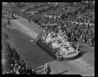 South Gate float at Tournament of Roses Parade, Pasadena, 1939