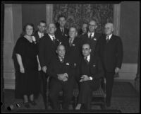 Elizabeth M. Graves, Alvin C. Eichols, Walter Measday, E. Tilden Mattox, Howard E. Waterbury, J.R. Wheeler, J.J. Judge, Granville Woodard, Julean Arnold and Claudius Murchison, 1930s