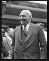 Governor Frank F. Merriam at the California Pacific International Exposition, San Diego, 1935