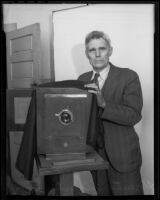 Thirty-year police photographer Florentin Florentin, Los Angeles, 1936