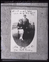 Dr. Benjamin Baldwin with a seated woman, Los Angeles, circa 1922