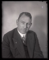 Portrait of John R. Quinn looking off-camera, California, circa 1929