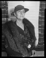 Queen Walker Boardman at a luncheon sponsored by the Civic Beautification Committee, Van Nuys, 1936