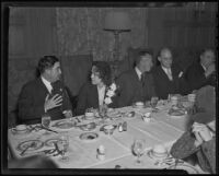 Banquet for Lincoln Ellsworth at the Ambassador Hotel, Los Angeles, 1936