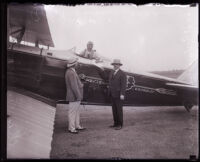 Mail-plane pilot Jimmy Carson of Western Air Express, Los Angeles, 1920s