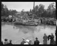 "Bride of the Sea" float in the Tournament of Roses Parade, Pasadena, 1934