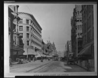 Spring Street, Los Angeles, 1900? (copy neg. 1930s)