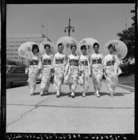 Nisei Festival Week Queen contestants, Los Angeles, 1966