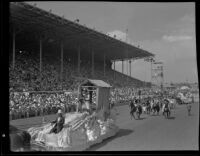 Parade floats at the Los Angeles County Fair, Pomona, 1936