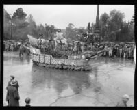 "Sail On" float in the Tournament of Roses Parade, Pasadena, 1934