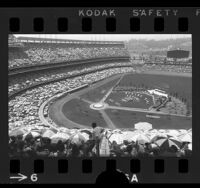 Jehovah's Witnesses assembly at Los Angeles' Dodger Stadium, 1971