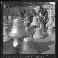 Cast iron bells for California's historical highway El Camino Real, 1963